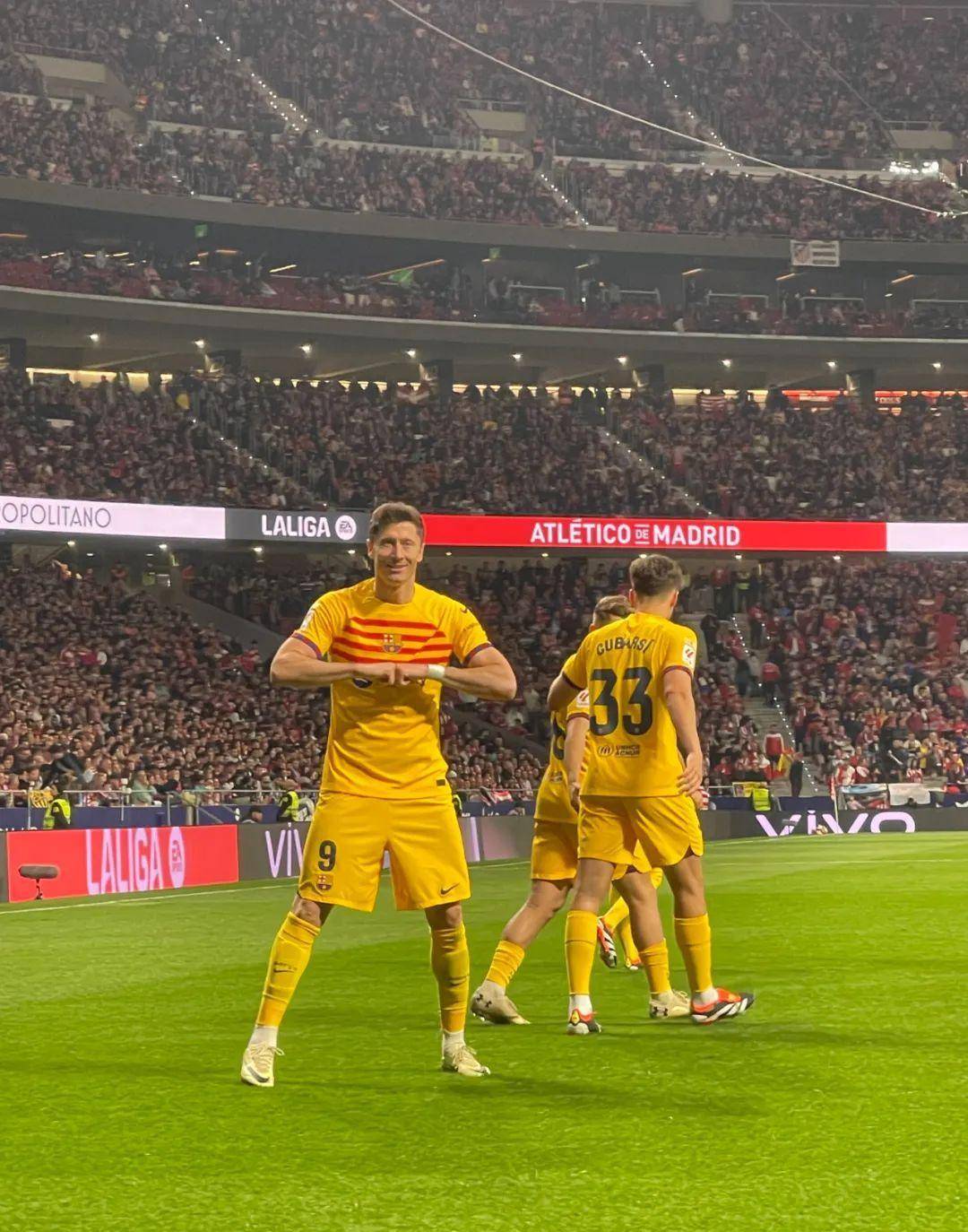 马竞客场大胜，取得胜利走向冠军