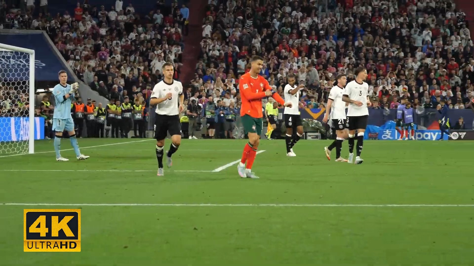 欧国联赛的比赛细节让人目不转睛